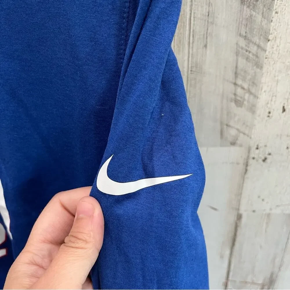Nike New York Giants NFL Long Sleeve T-shirt Blue “The Nike Tee” Small
